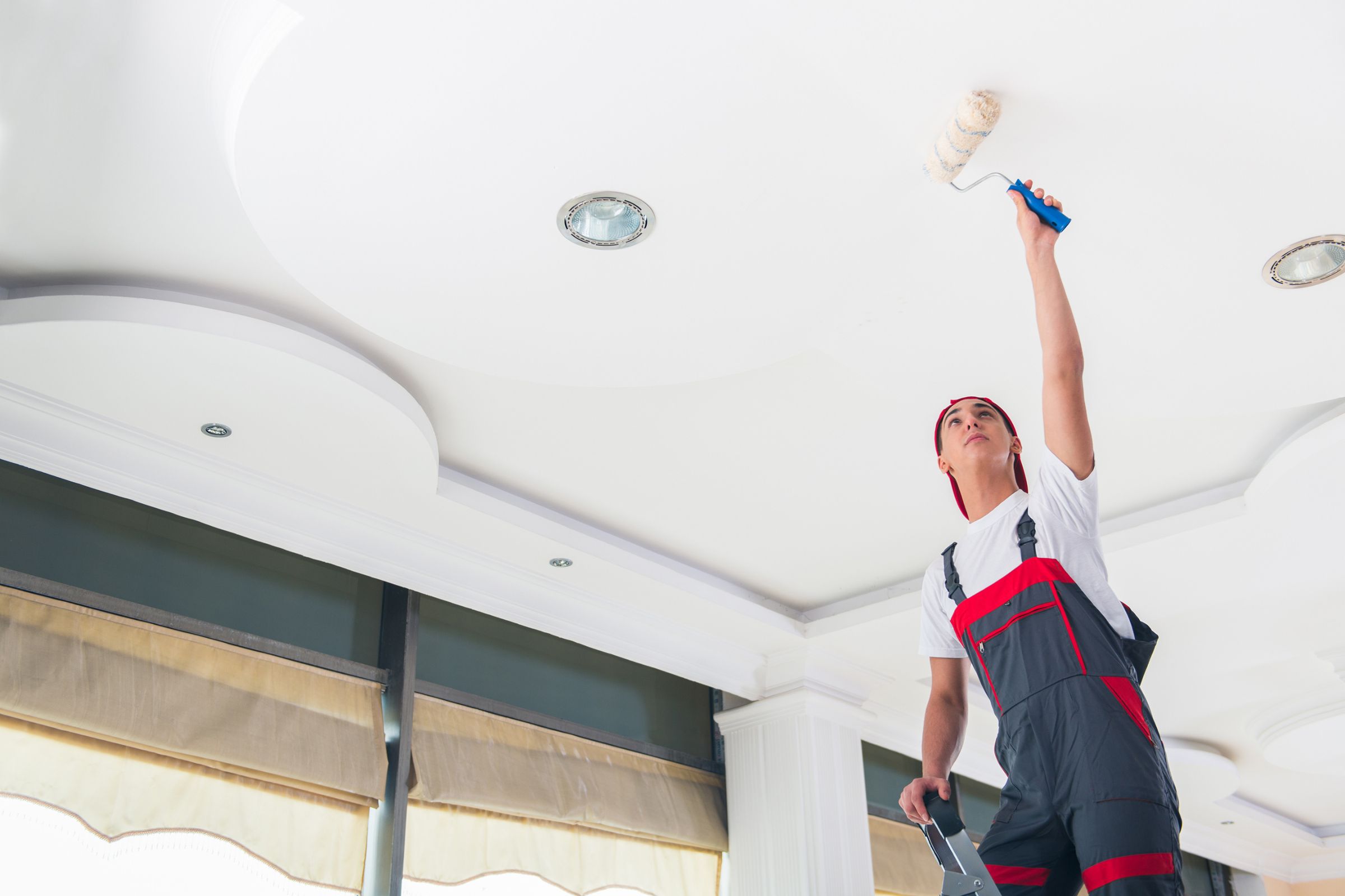 Ceiling Painting Tips Lessen the Mess Heiler Painting